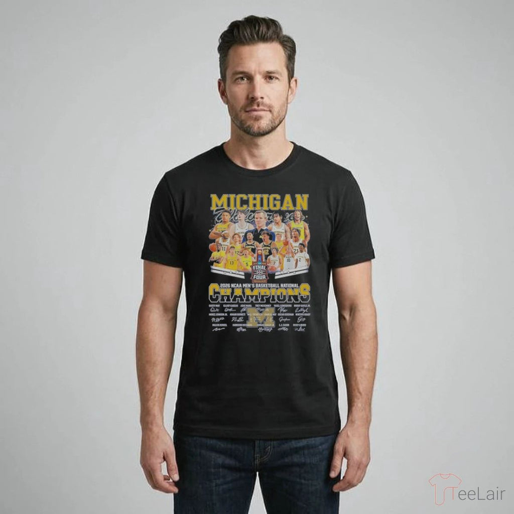 Michigan 2026 Ncaa Men’S Basketball National Champions Shirt