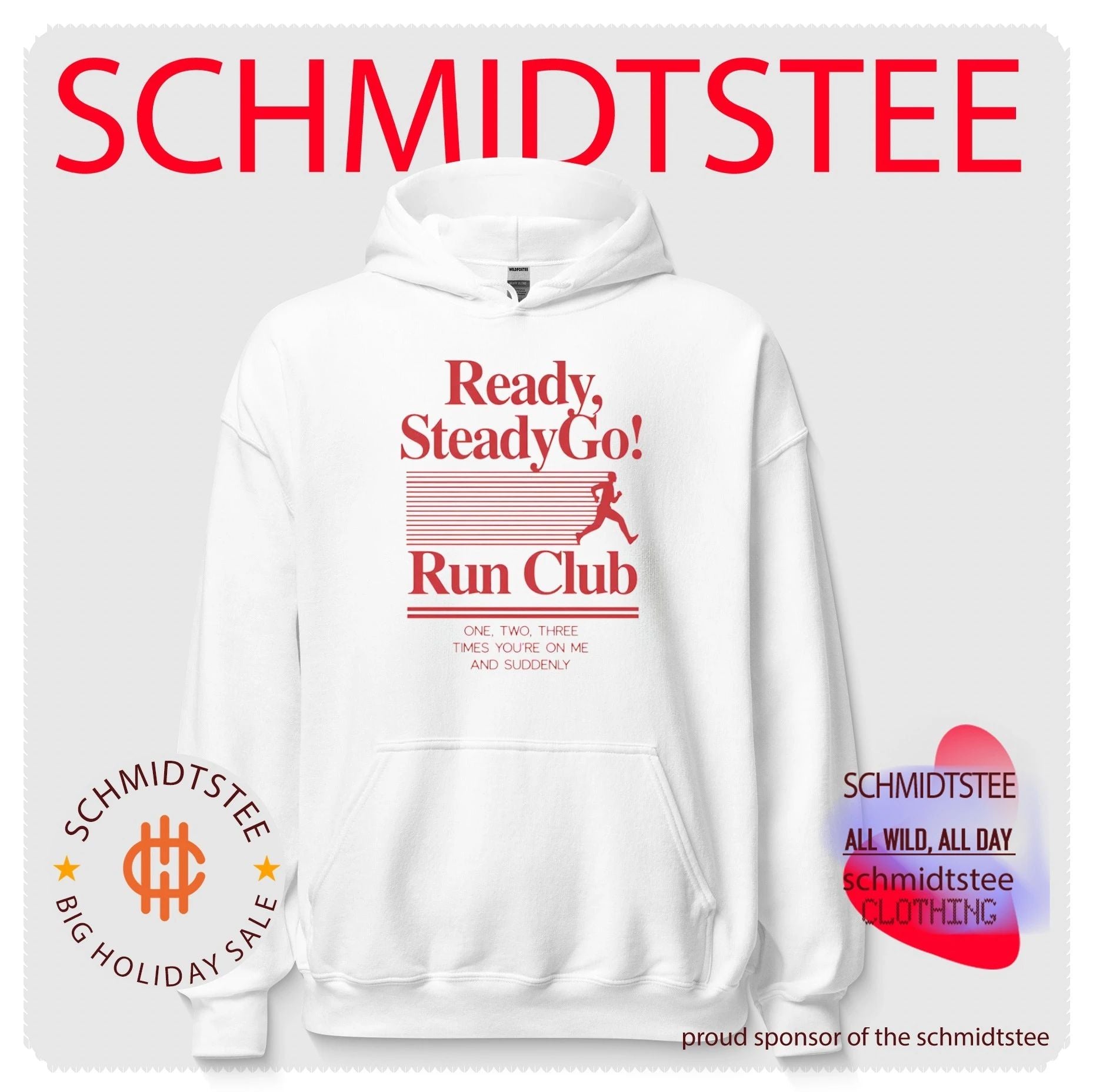 Ready Steady Go Run Club One Two Three Times You’re on Me shirt