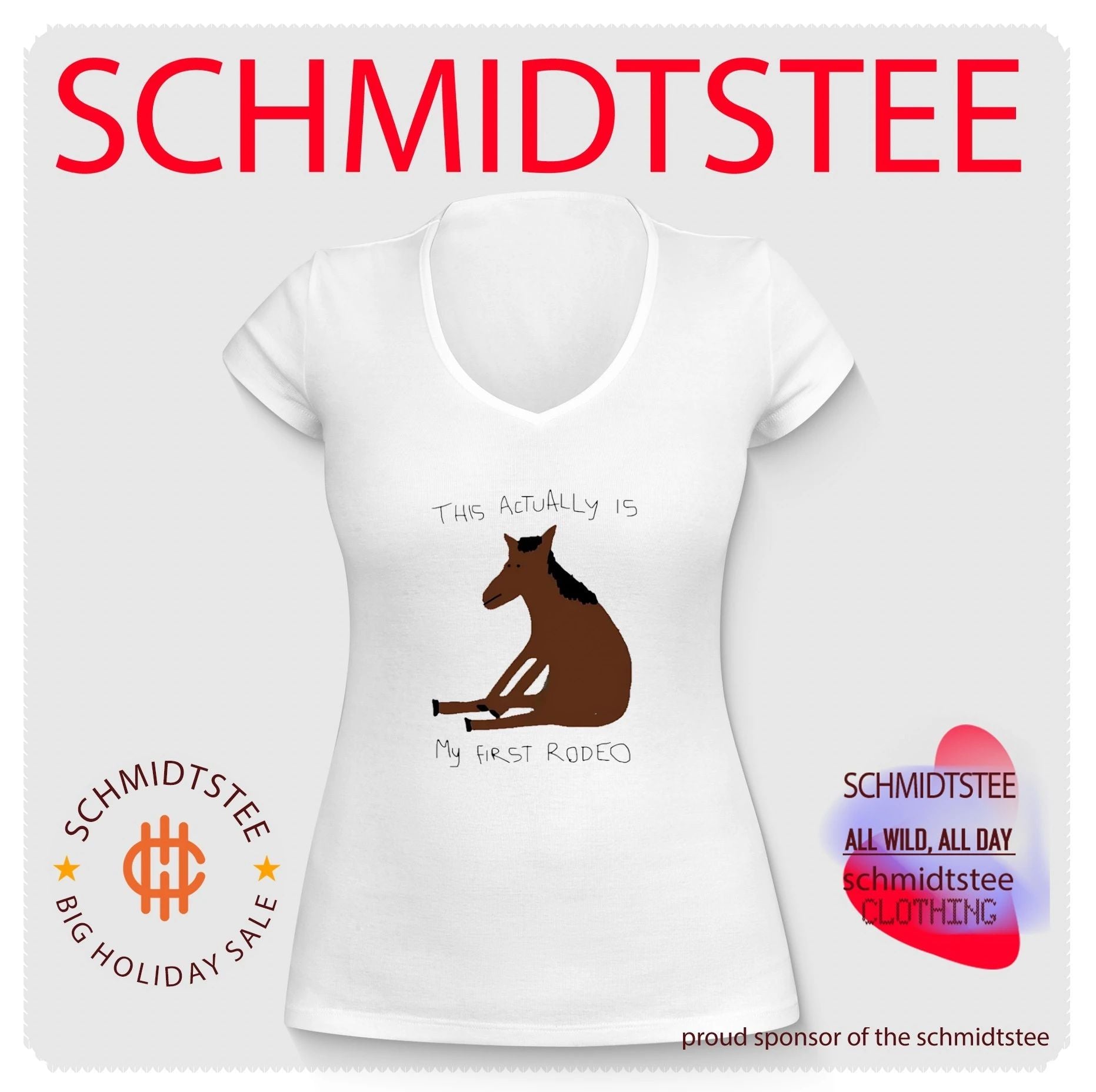 This Actually Is My First Rodeo funny horse shirt