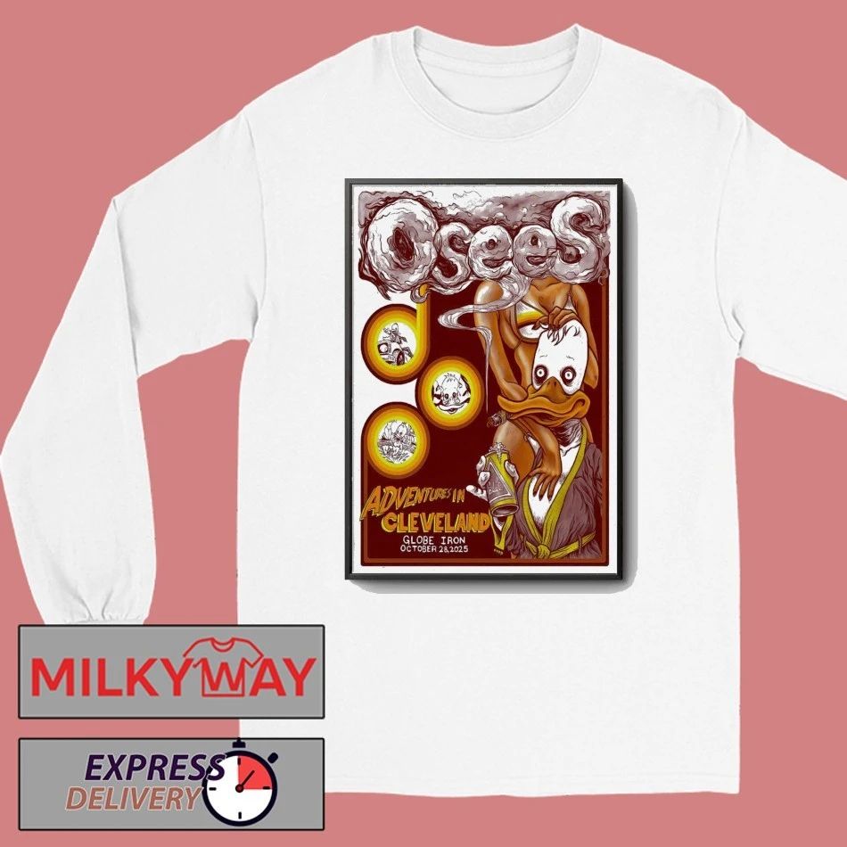 Osees The Globe Iron In Cleveland OH October 28 2025 Poster shirt