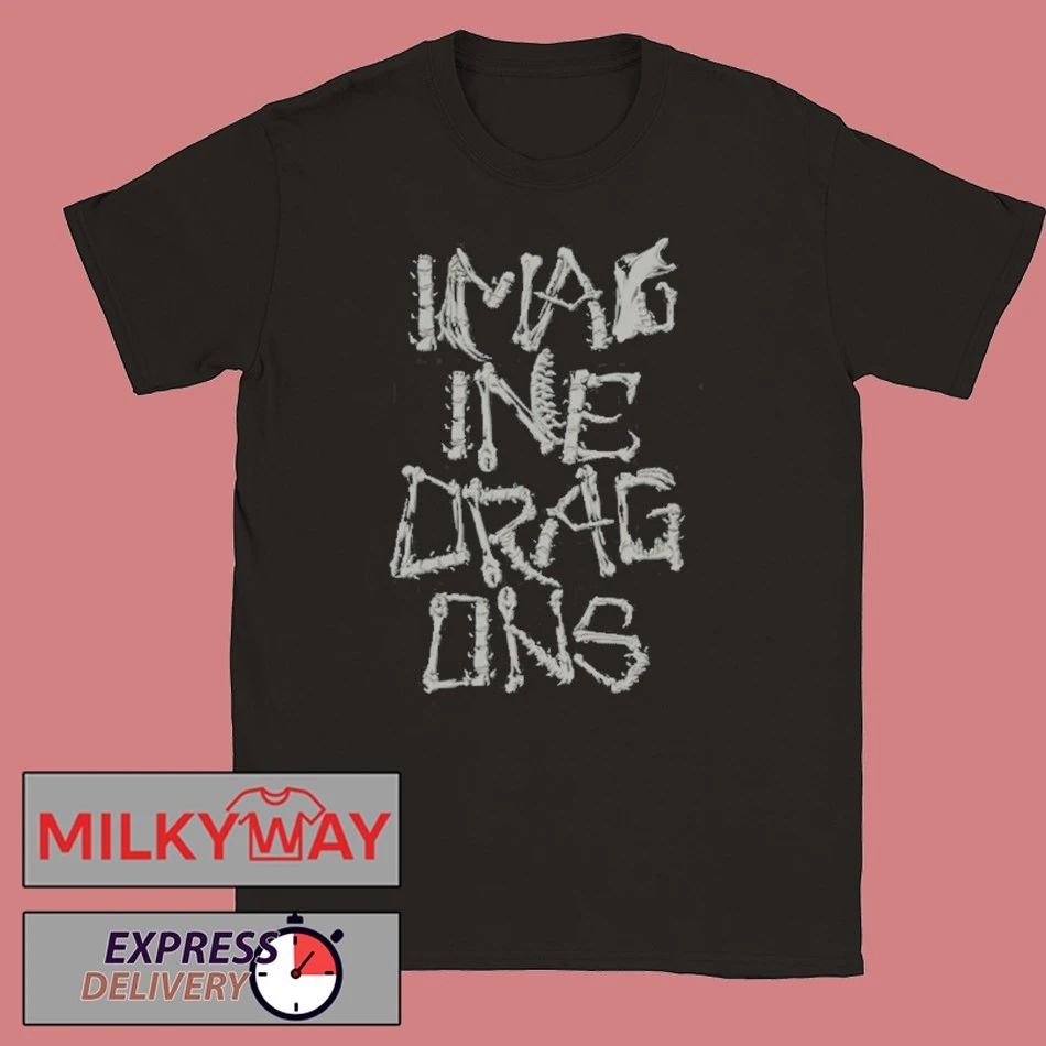 Imagine Dragons Bones Letter Shirt