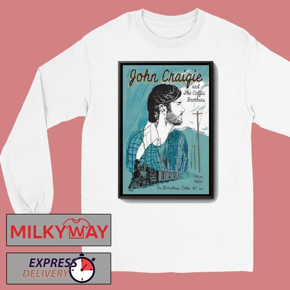 John Craigie Oct 16 2025 The Grove House Mariposa CA Poster shirt