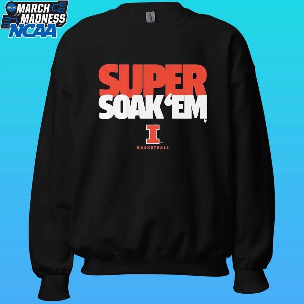 Illinois Basketball Super Soak ’em Shirt