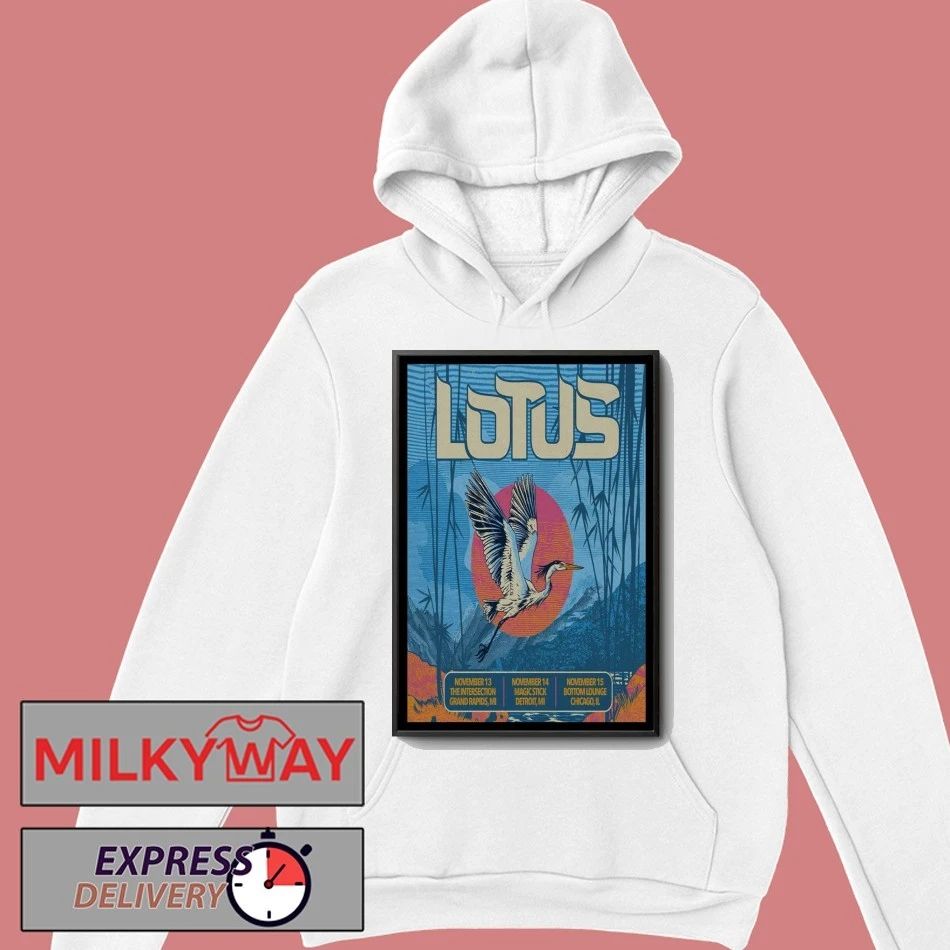 Lotus Fall Tour 2025 Michigan & Chicago Poster shirt