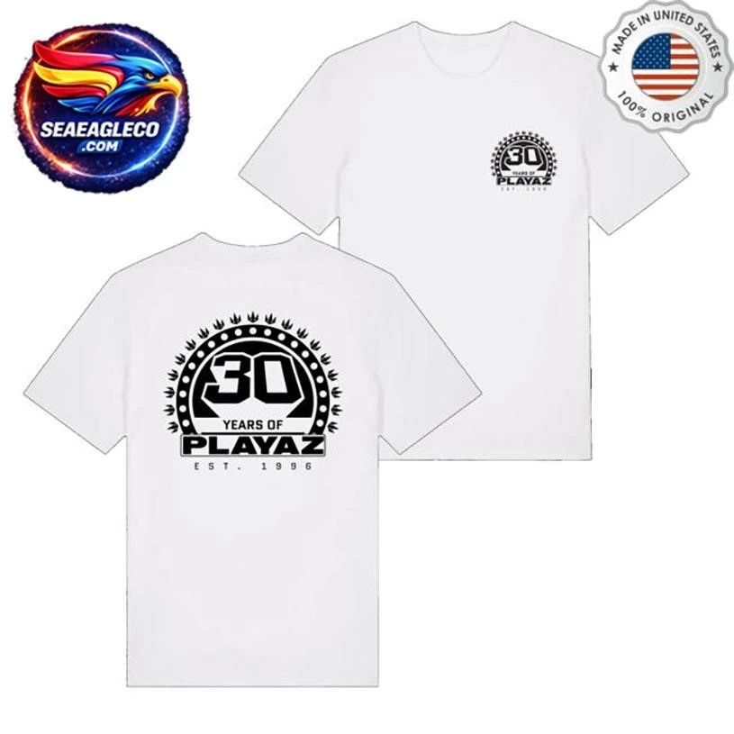 Playaz 30 Year Anniversary Two Sided Shirt