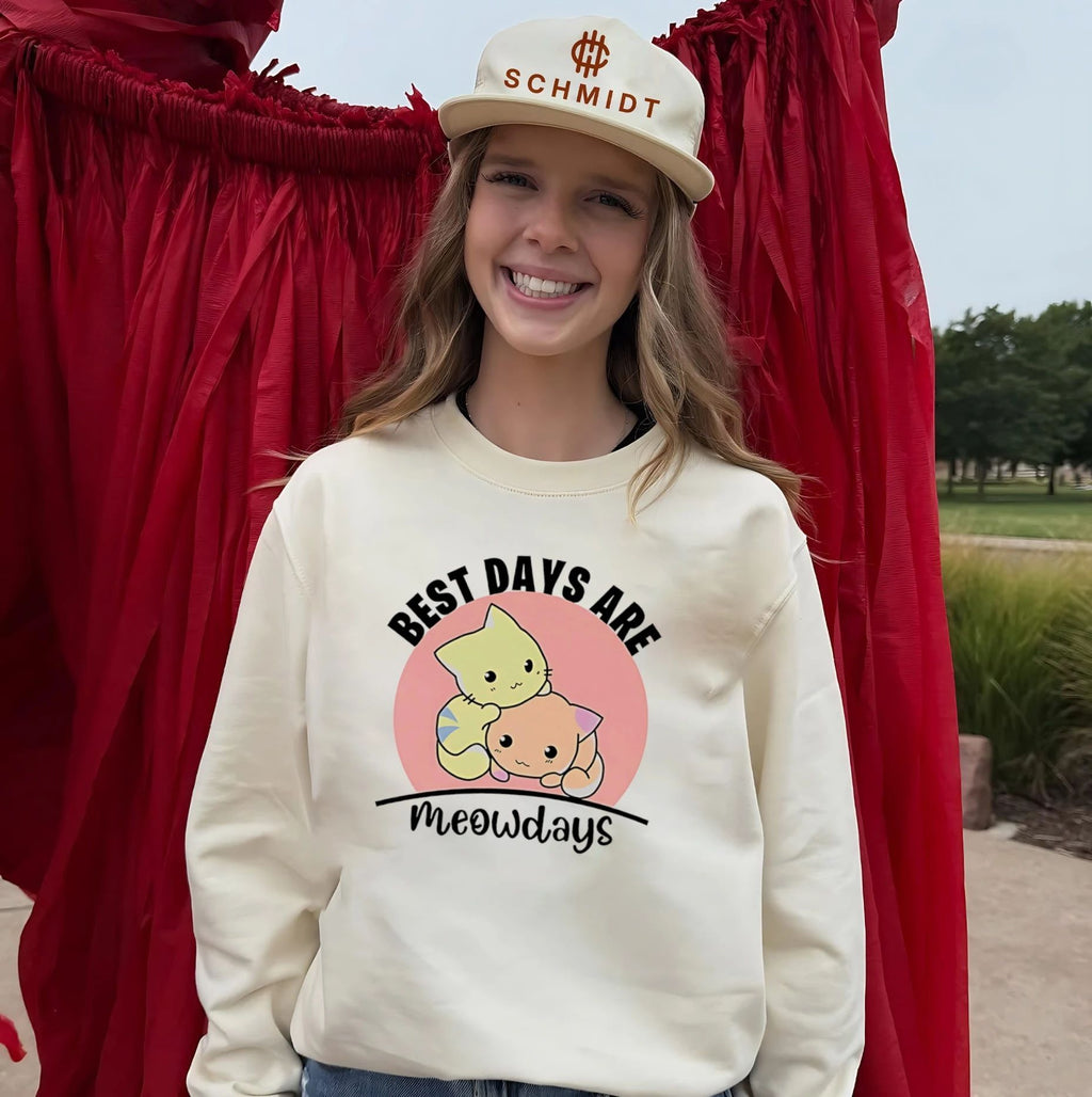 days are meowdays cartoon cat shirt
