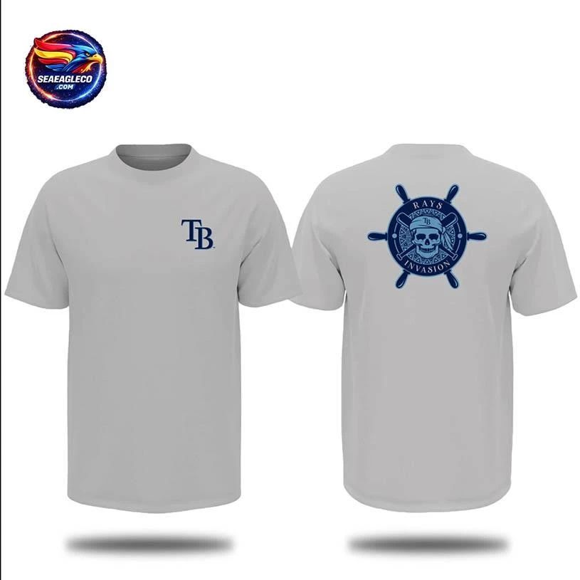 TB Rays Invasion Giveaway 2026 Two Sided Shirt