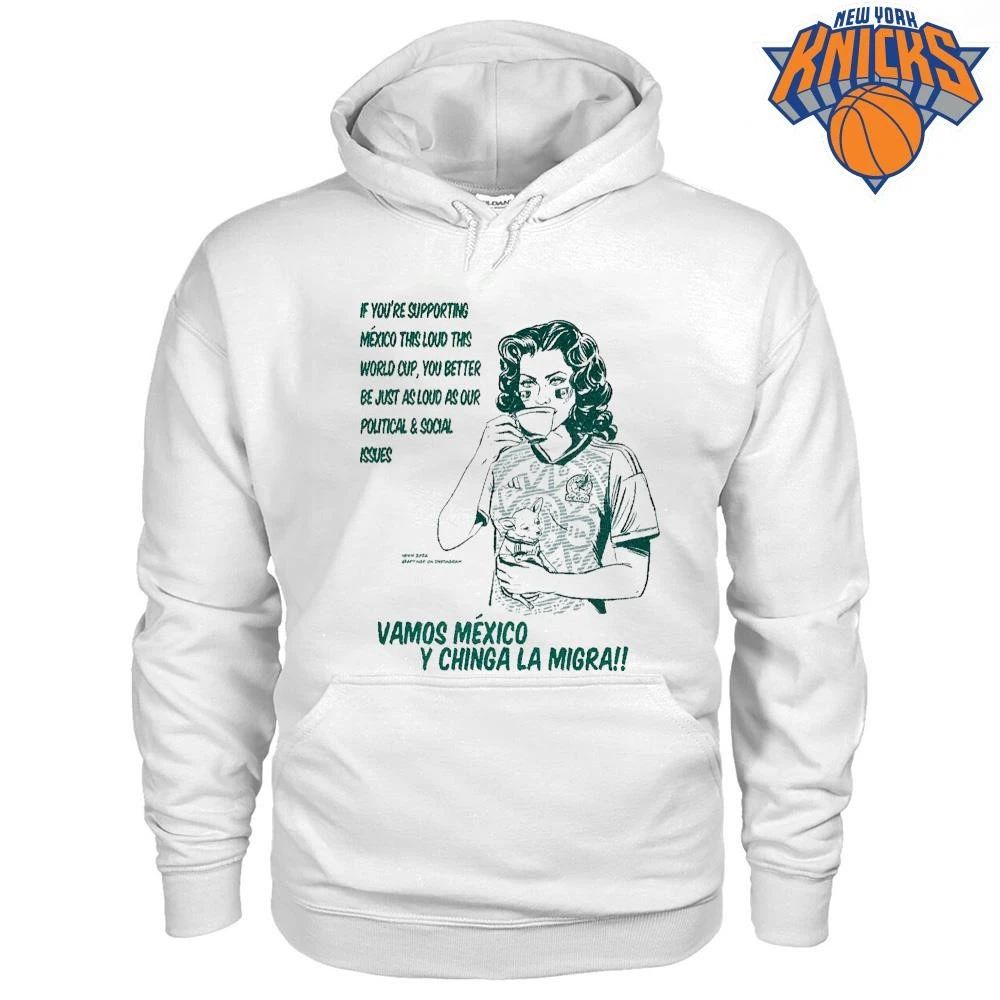 Vamos Mexico Y Chinga La Migra World Cup Political Social Issues Shirt