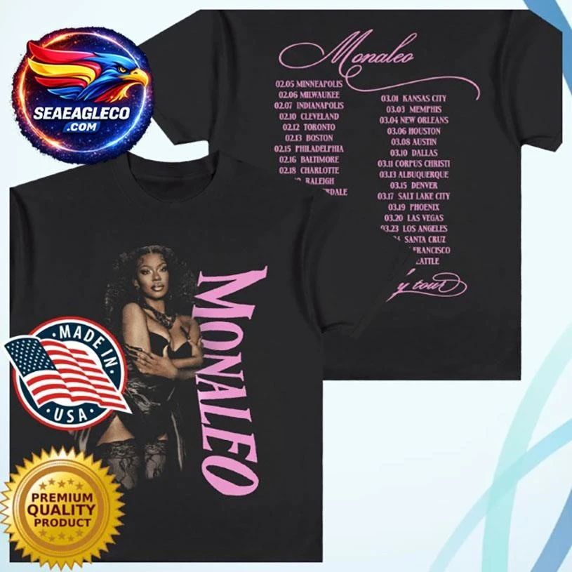 Monaleo Monaleo Rap 2026 Two Sided Shirt