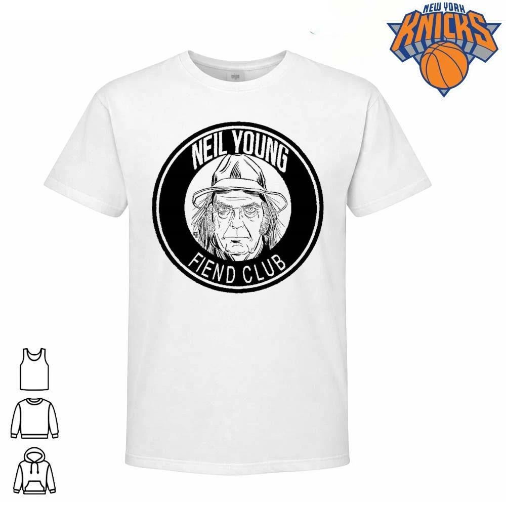 Neil Young Fiend Club Misfits Parody Punk Rock Graphic Shirt
