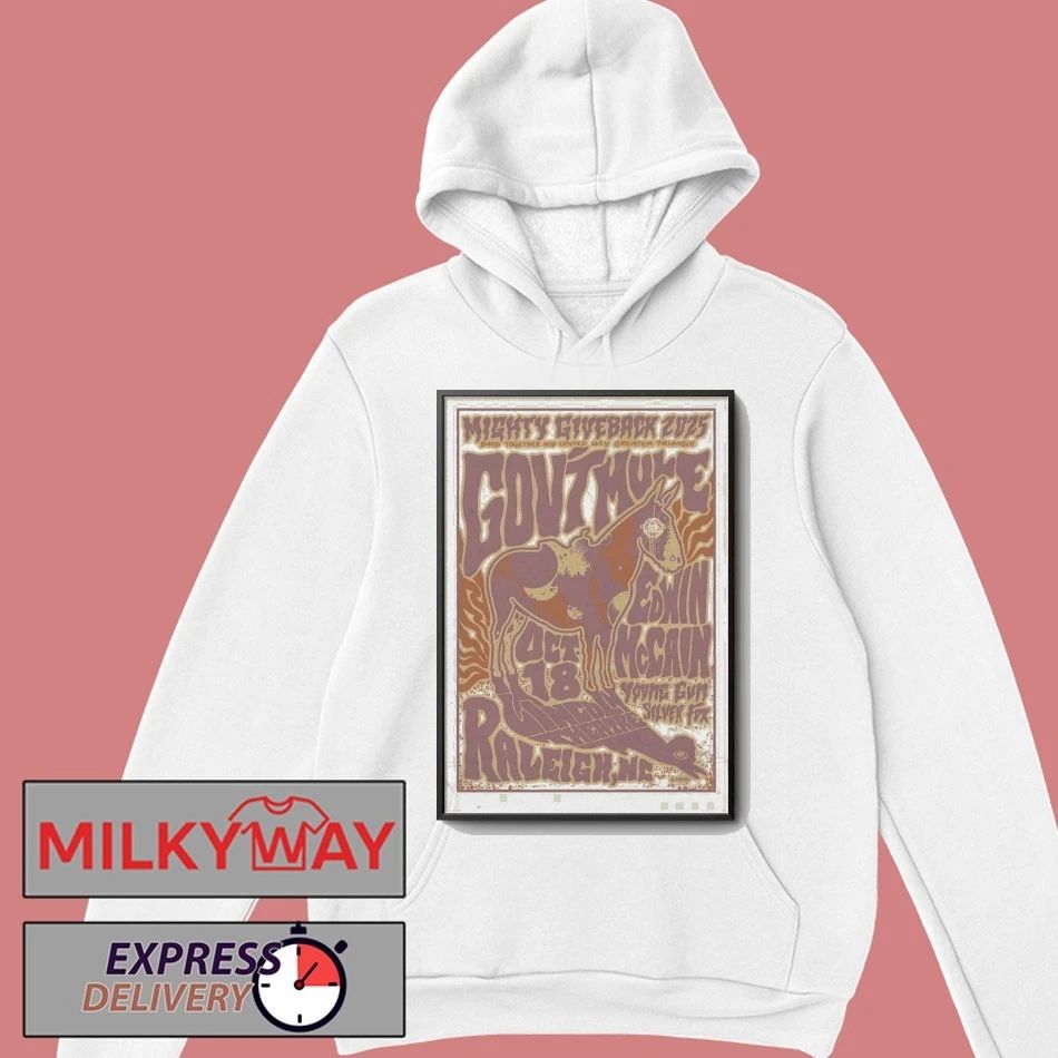 Gov’t Mule Raleigh Tour On Oct 18 2025 Poster shirt