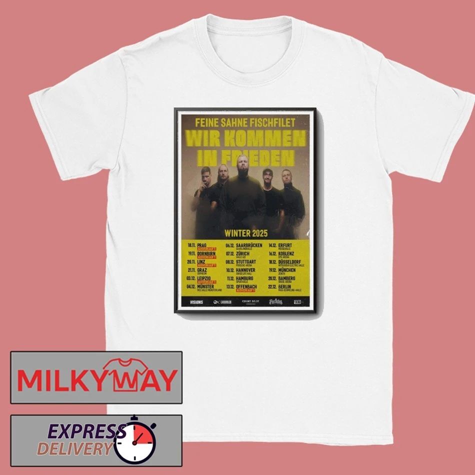 Feine Sahne Fischfilet Tour Winter 2025 Poster shirt