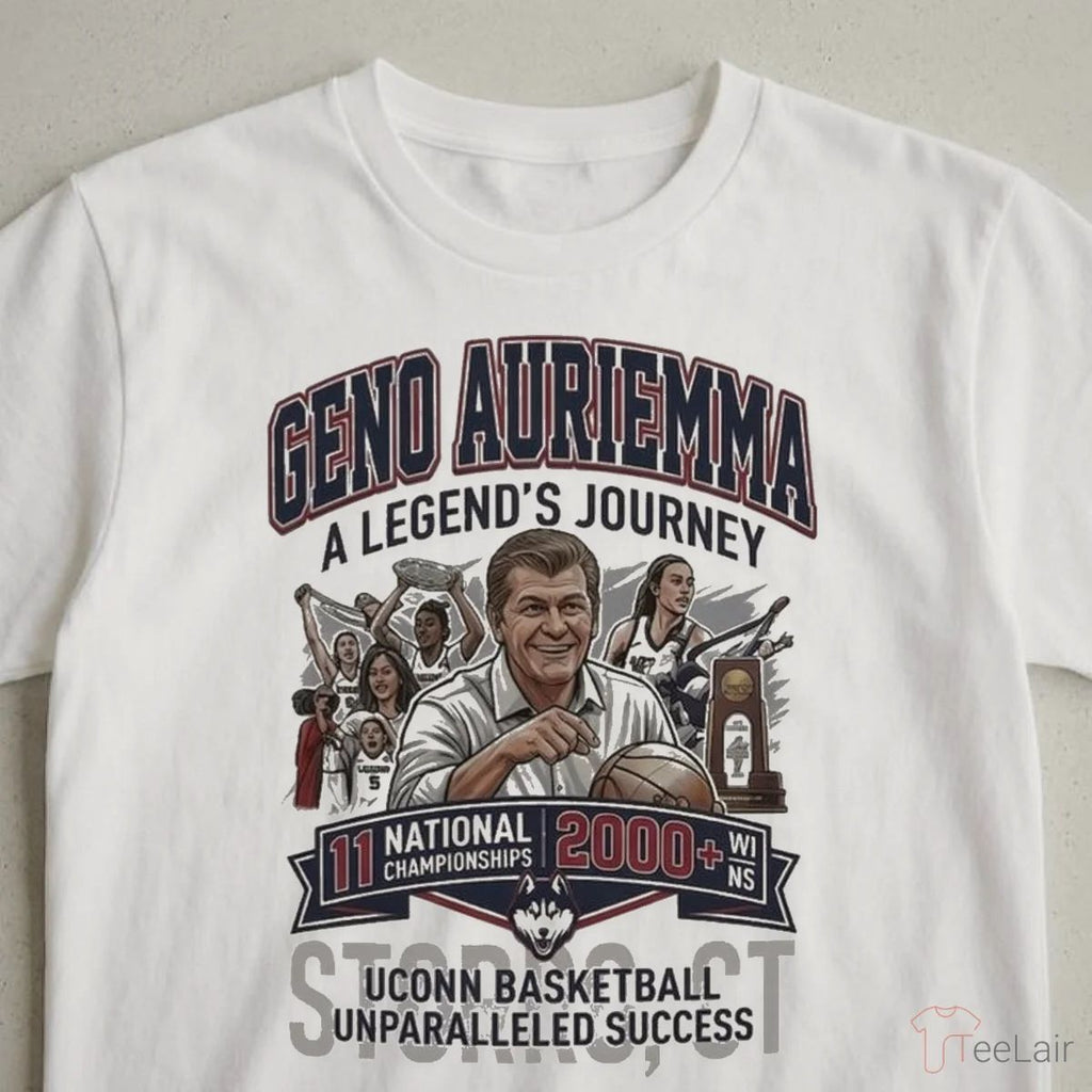 UConn Coach Geno Auriemma Sport Shirt