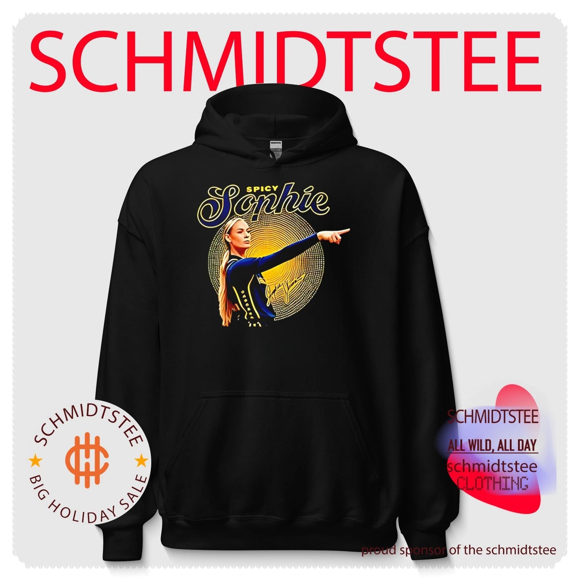 Indiana Fever Sophie Cunningham the spicy Sophie pointing shirt