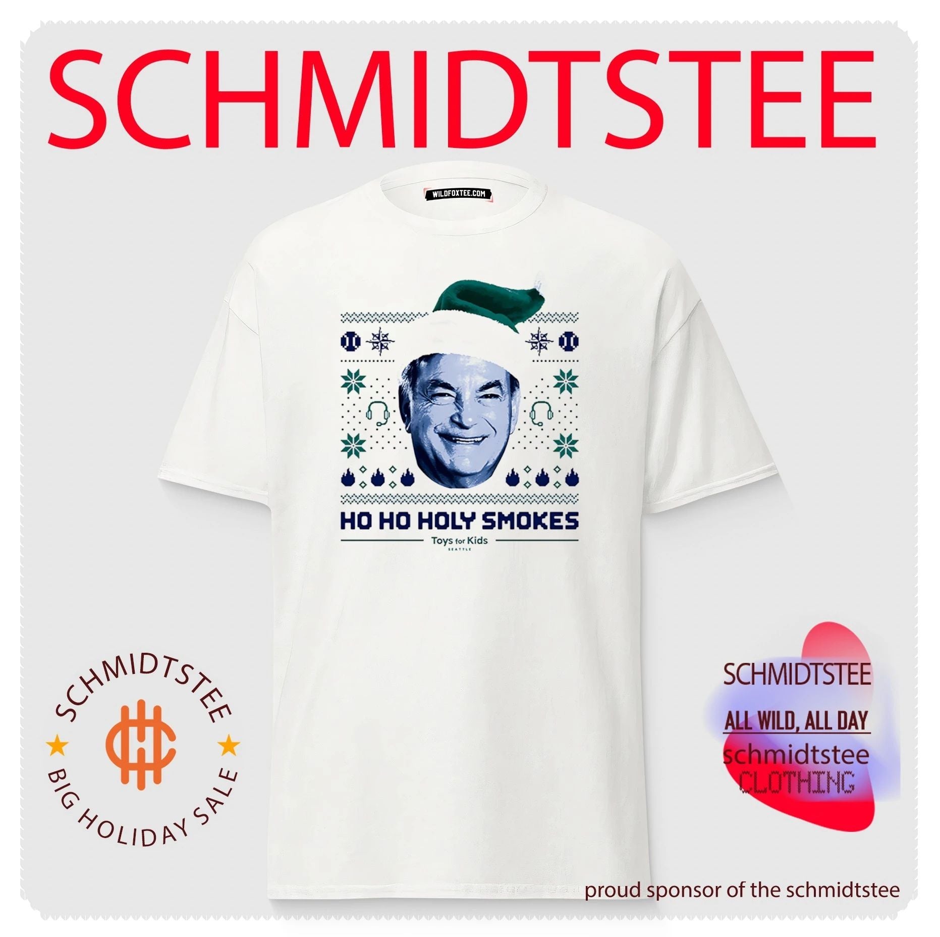 Rick Rizzs Ho Ho Holy Smokes Seattle Mariners Rizzsmas shirt