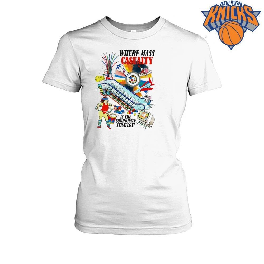 Where Mass Casualty Is The Corporate Strategy Retro Collage Shirt