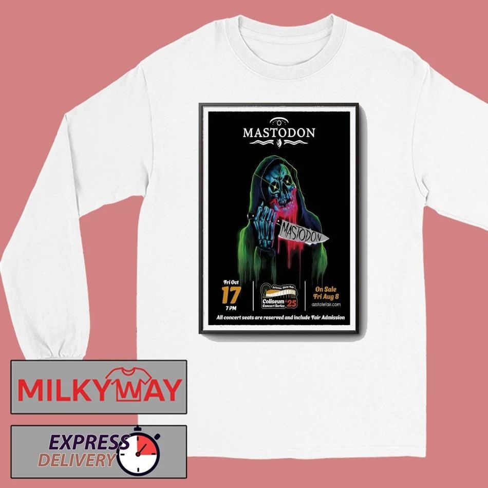 Mastodon Phoenix, AZ Tour 2025 Poster shirt