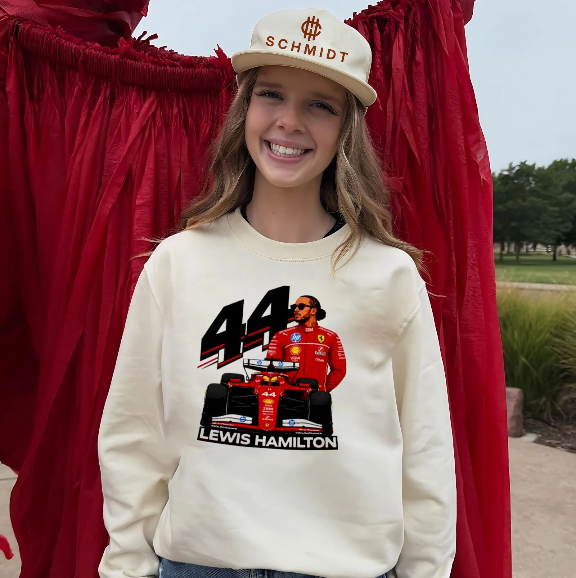 Lewis Hamilton 44 Ferrari F1 Shirt