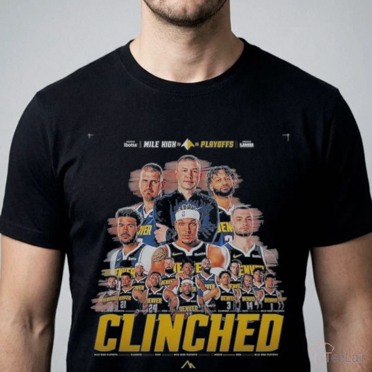 Denver Nuggets 2026 Mile High Playoffs Clinched 2026 Shirt