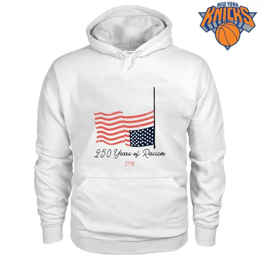 Vintage Upside Down American Flag 250 Years of Racism 1776 shirt