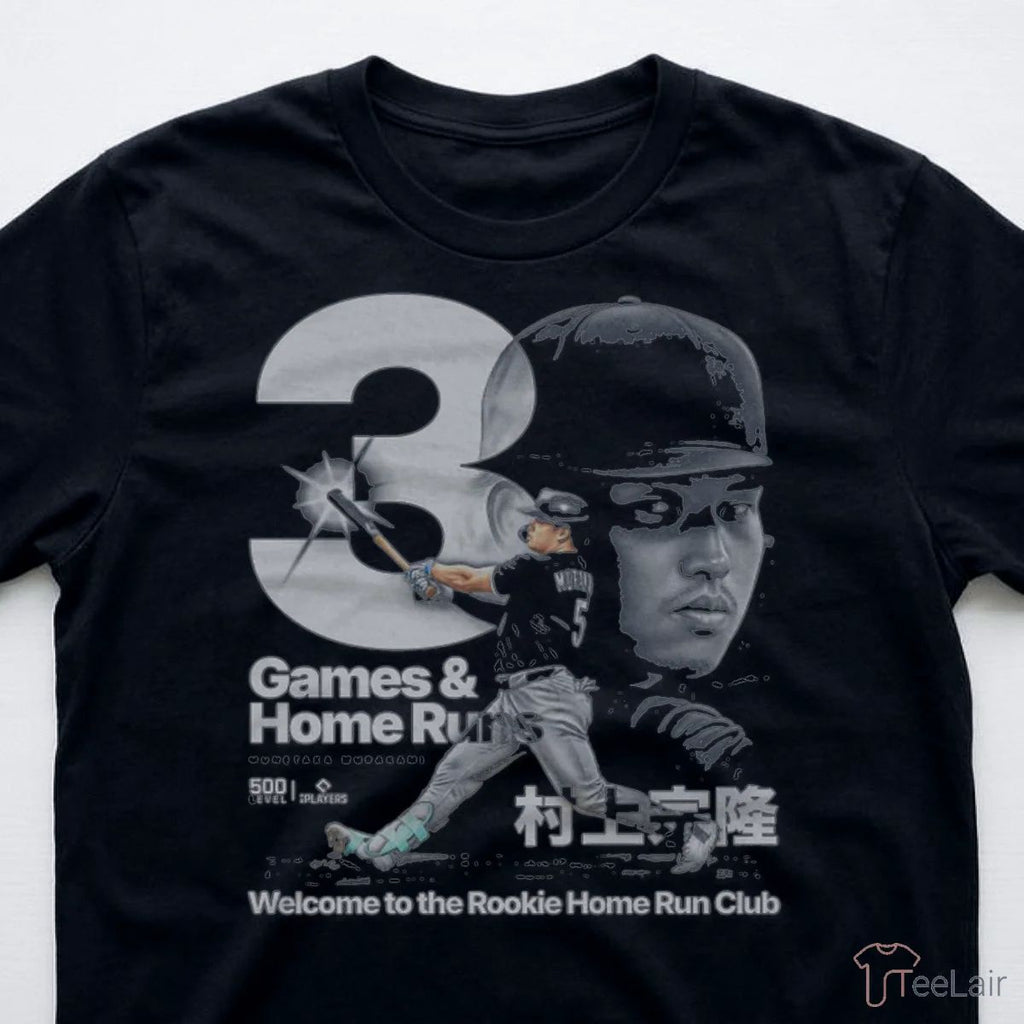 Munetaka Murakami Chicago Rookie HR Club WHT T-Shirt