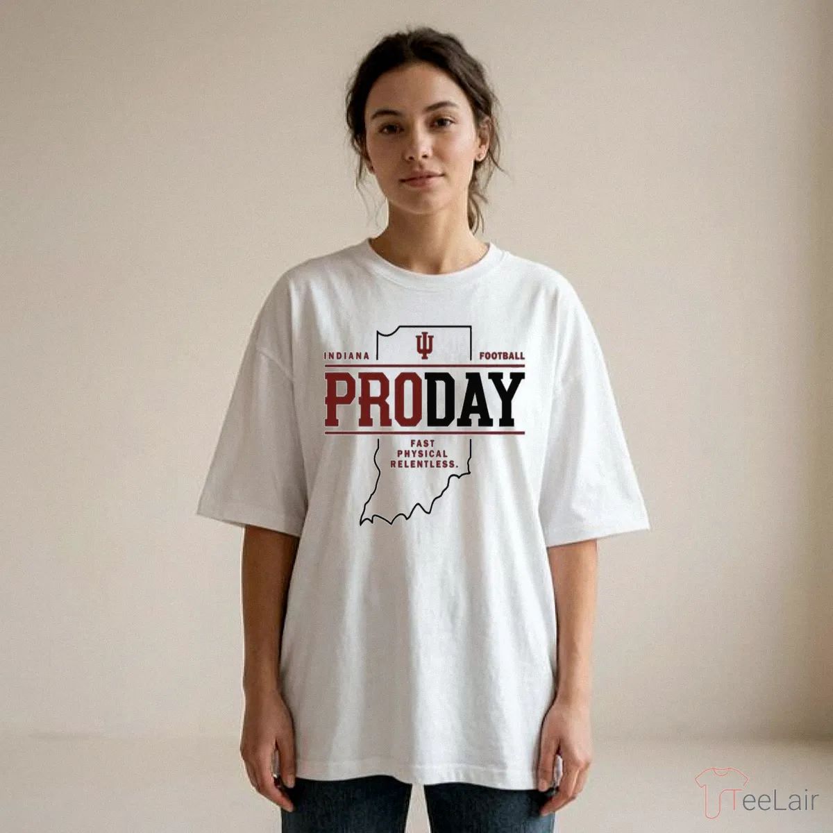 Fernando Mendoza Indiana Pro Day Football Shirt