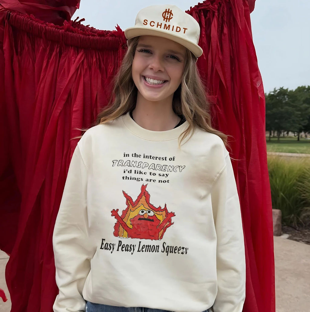 In the Interest of Transparency Things Are Not Easy Peasy Lemon Squeezy shirt