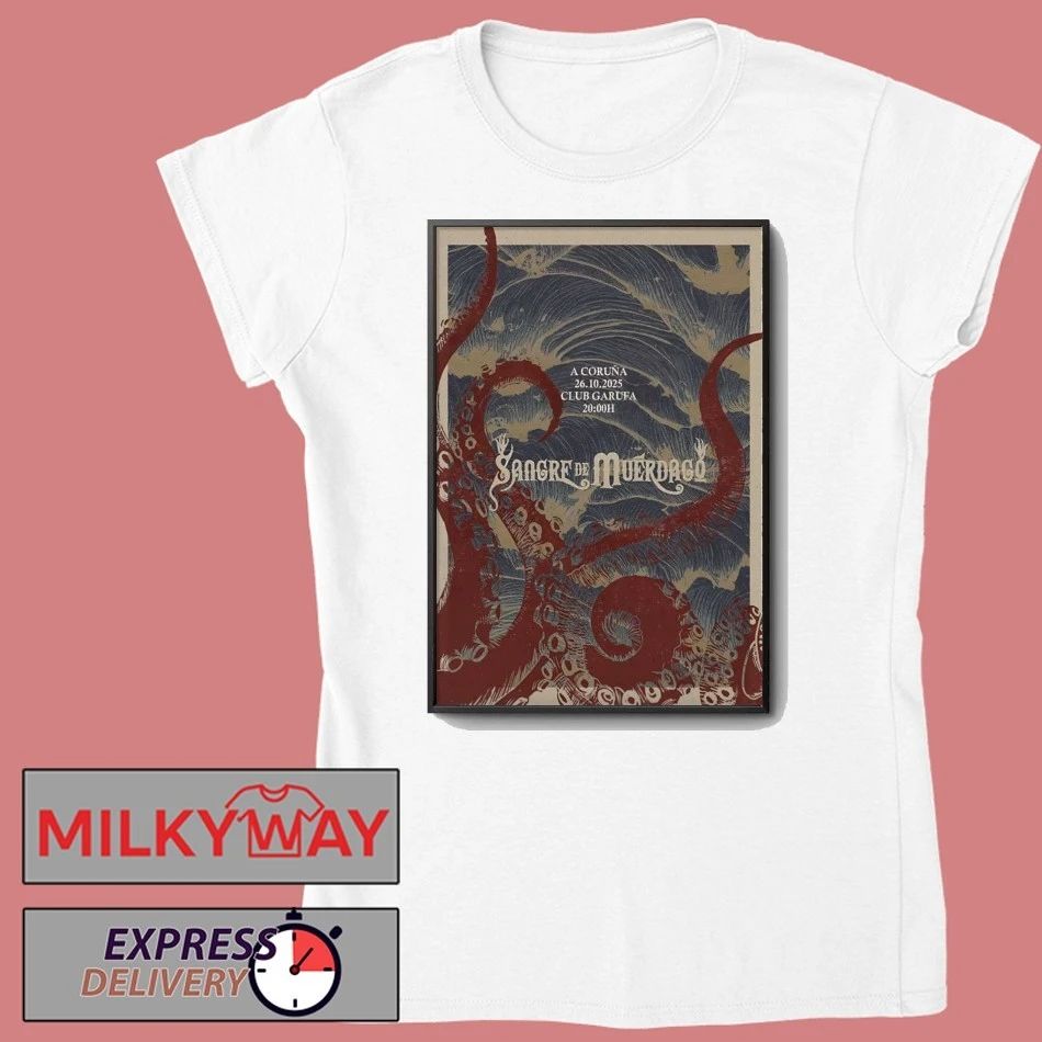 Sangre de Muérdago 10.26.2025A Coruña Spain Poster shirt