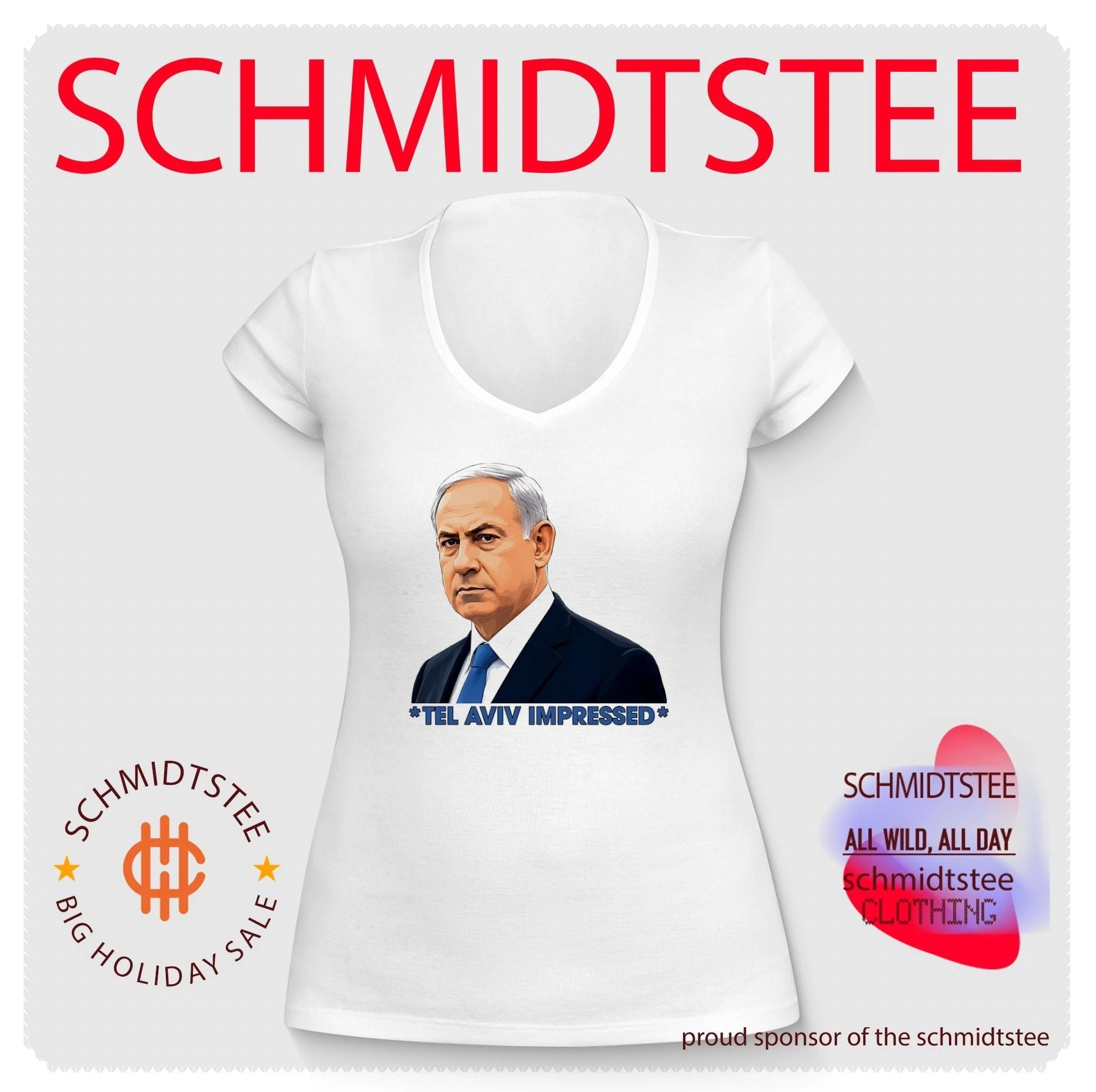 Benjamin Netanyahu Tel Aviv Impressed Meme shirt