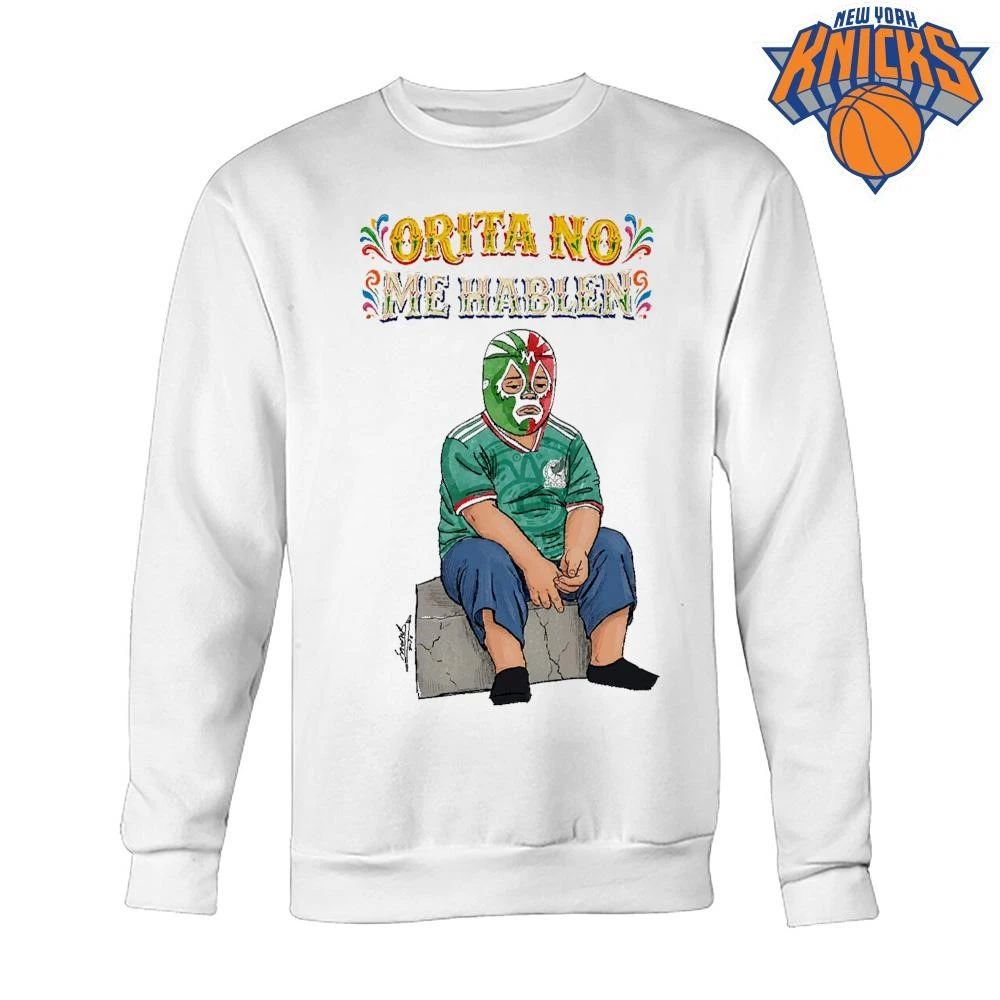 Orita No Me Hablen Sad Wrestler Lucha Libre Mask Pop Art Graphic Shirt