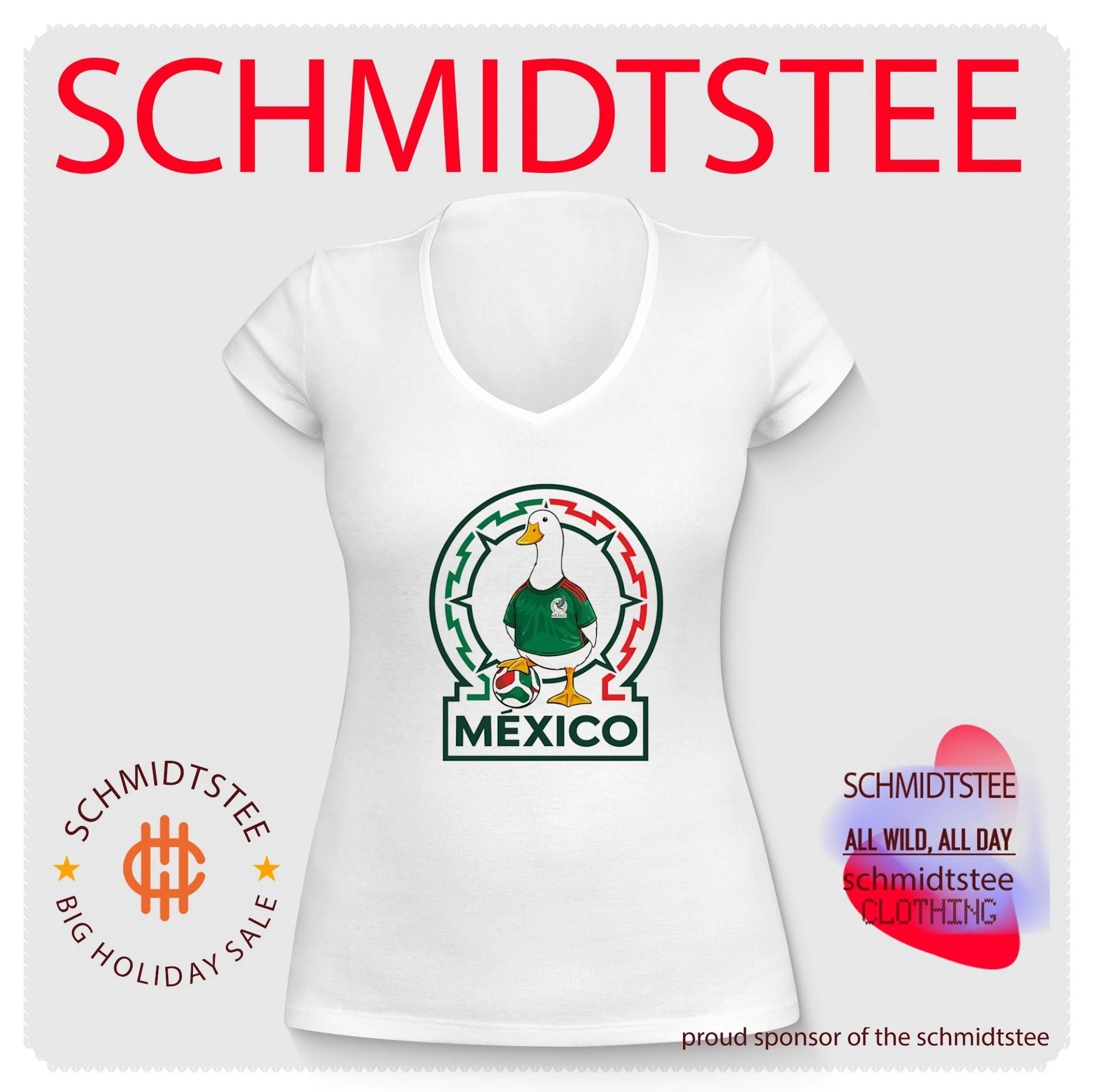 Viva El Pato Merlin The Duck Mexico World Cup Fan Shirt