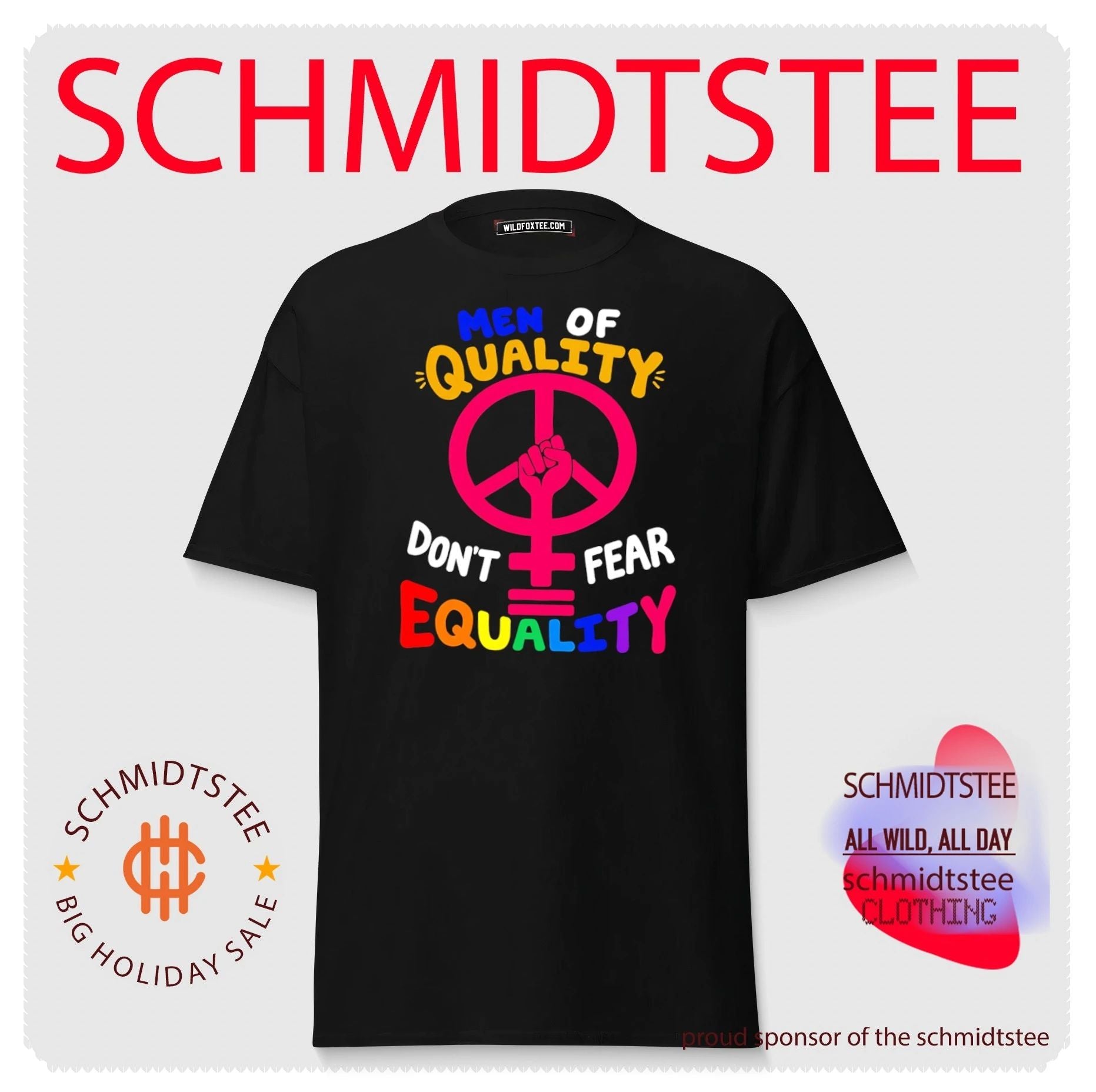 Men of quality don’t fear equality shirt