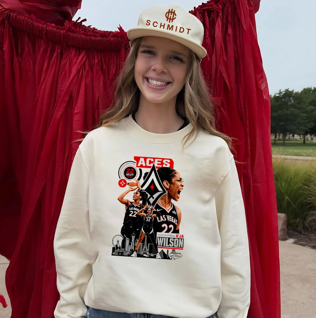 A’ja Wilson Las Vegas Aces 22 MVP Graphic shirt