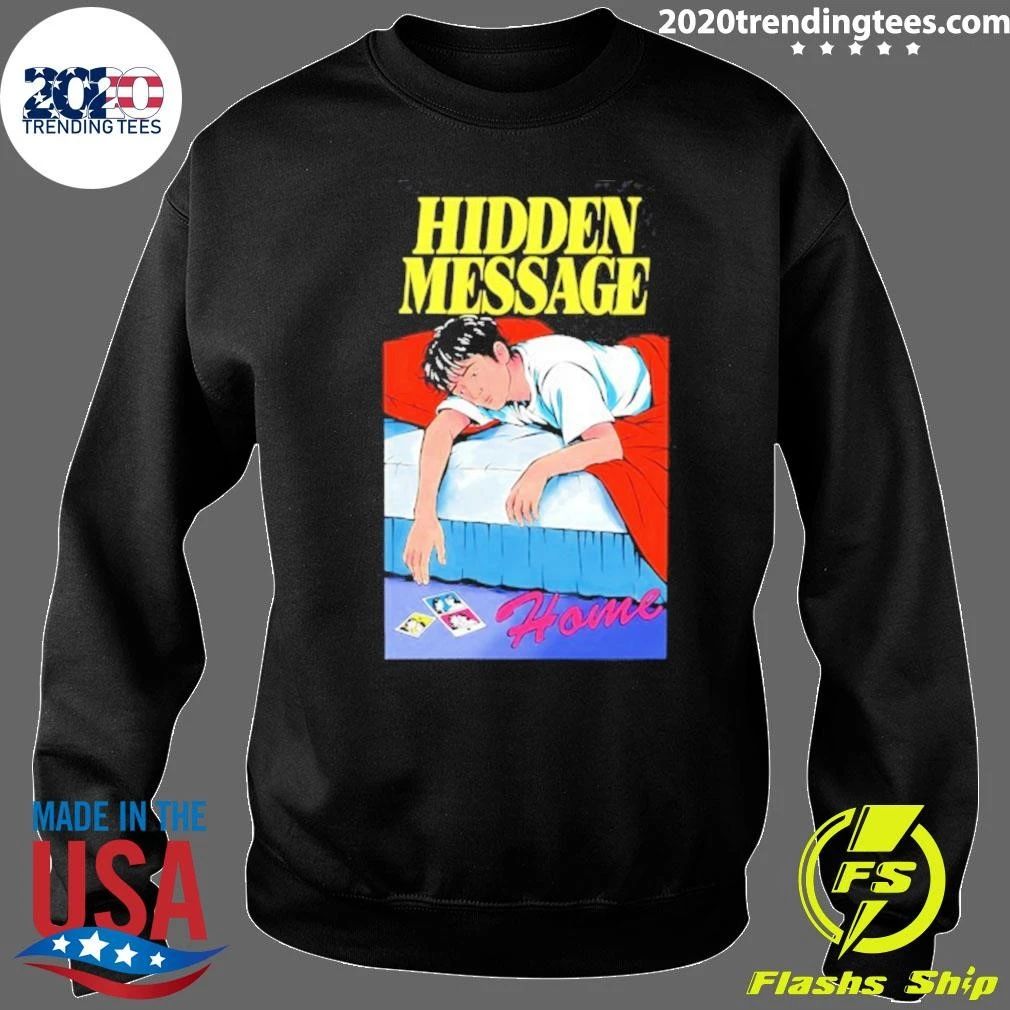 Hidden Message Home Illustration Art Shirt