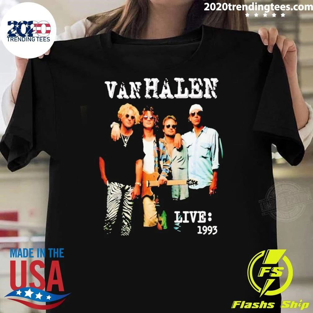 Van Halen Live World Tour 1993 Vintage Shirt