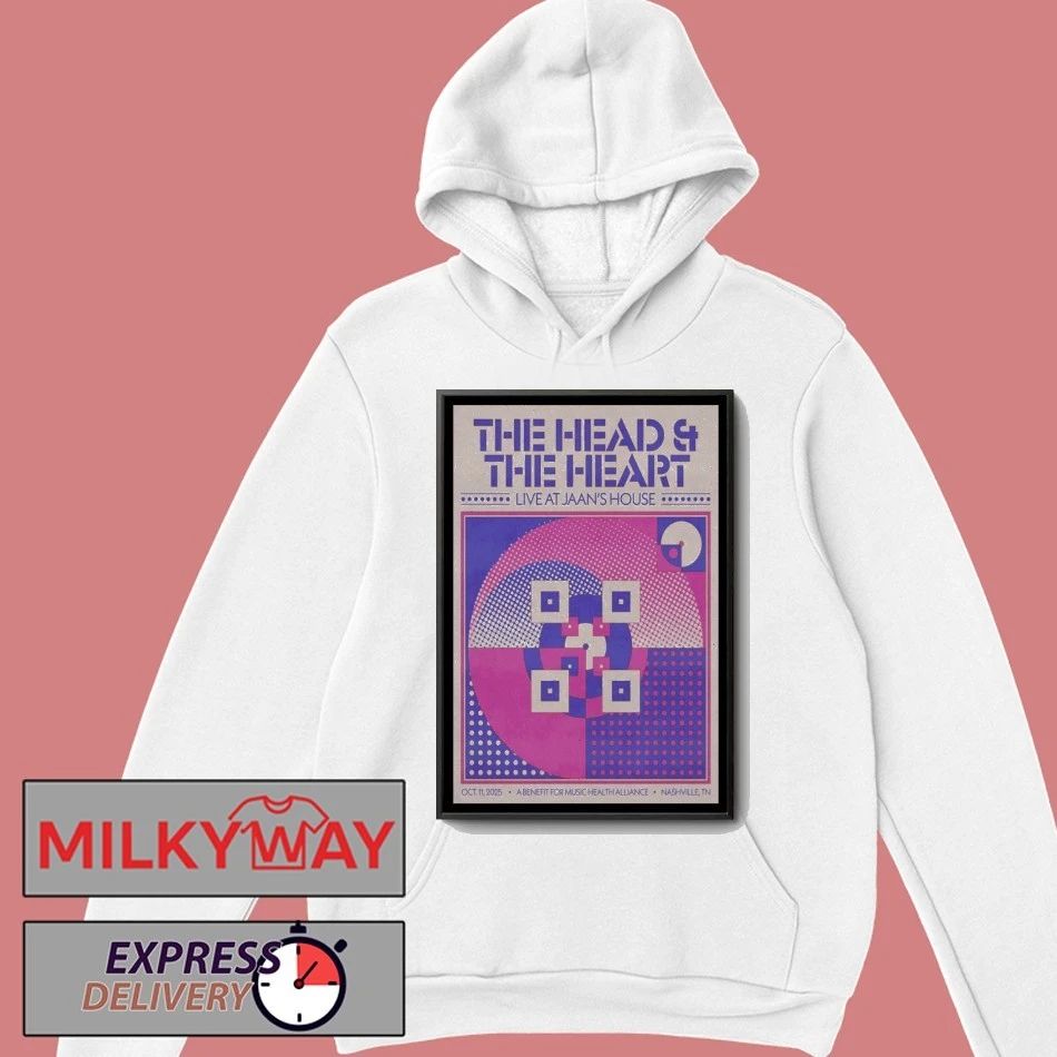 Poster The Head And The Heart Tour 2025 Nashville TN shirt