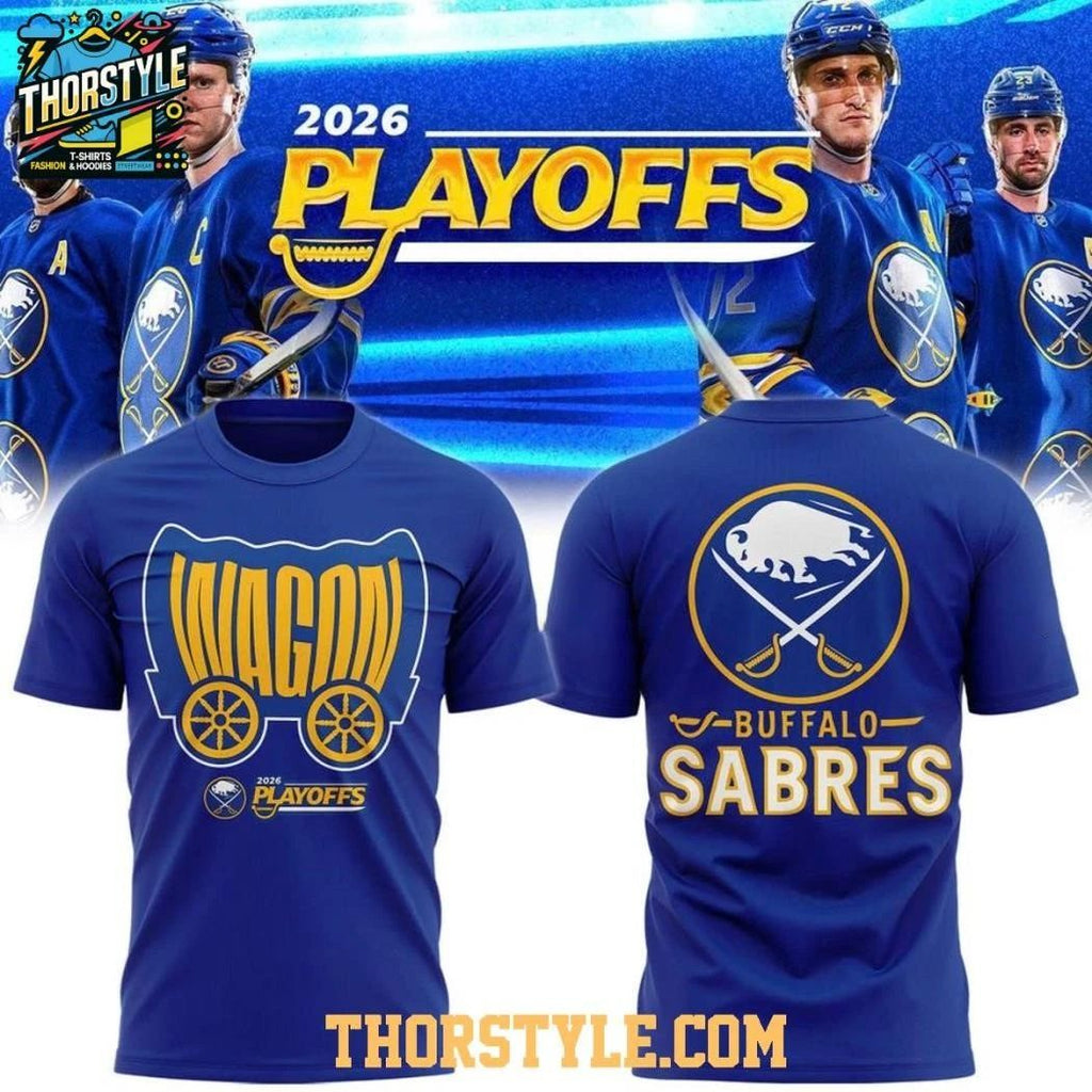 Buffalo Sabres WaGon 2026 Playoffs Celebrating Shirt