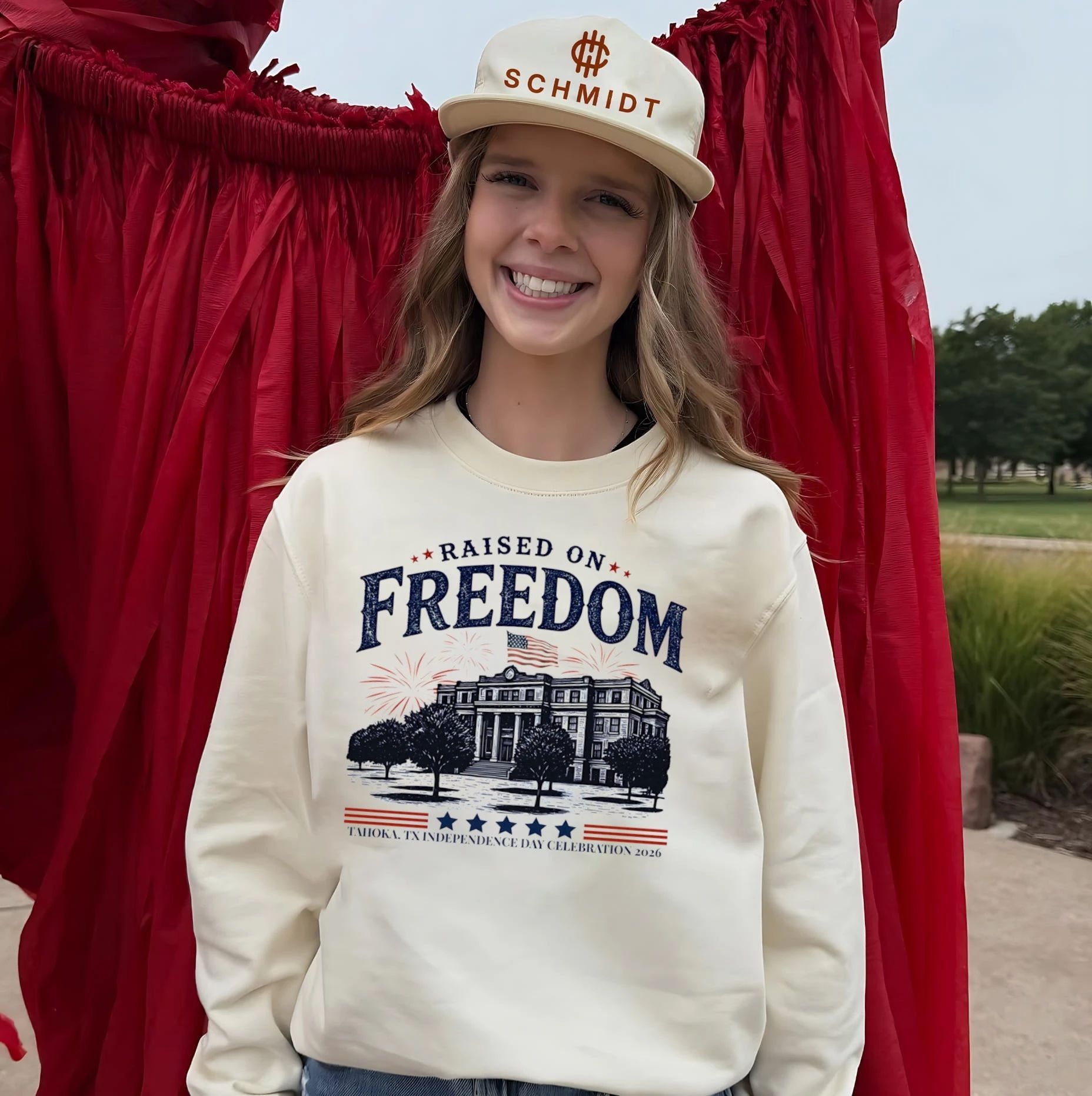 Raised on Freedom Tahoka Texas Independence Day Celebration 2026 shirt