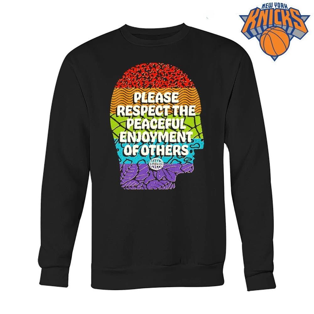 Please Respect The Peaceful Enjoyment Of Others Vintage Embarc Gummy Riot Graphic Shirt