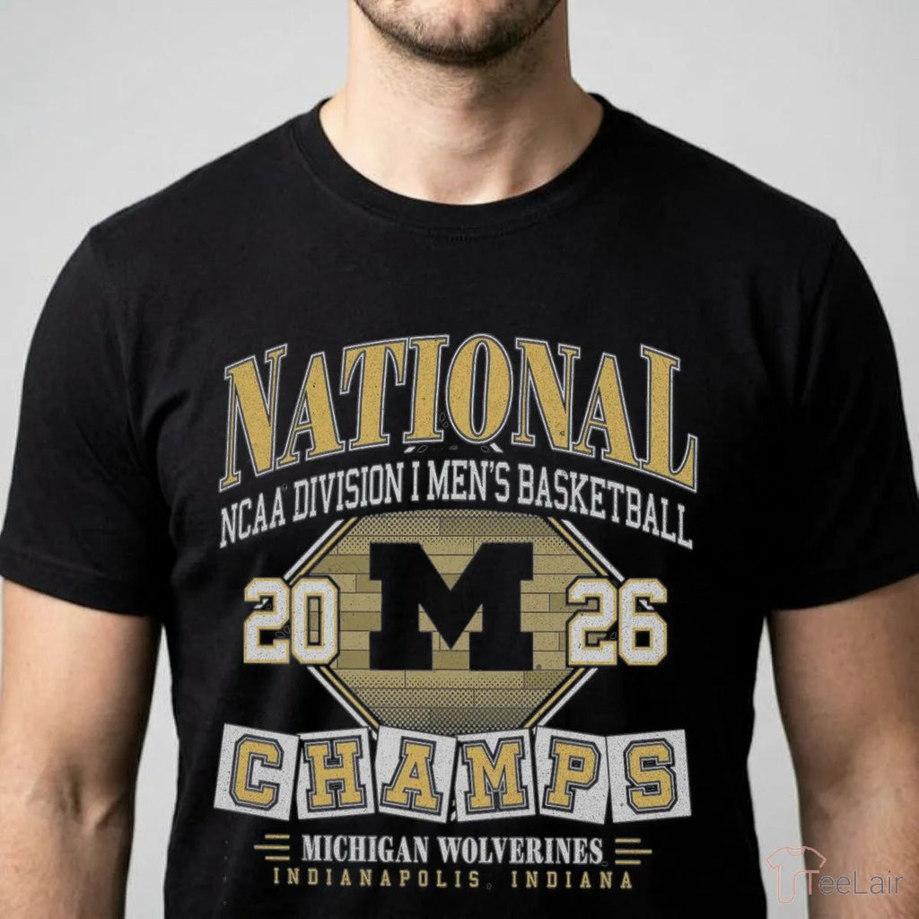MICHIGAN WOLVERINES NCAA NATIONAL CHAMPIONS ’47 SCRUM T-Shirt