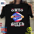 I May Live In Ohio But I Will Always Have The Bills In My DNA Tee Shirt