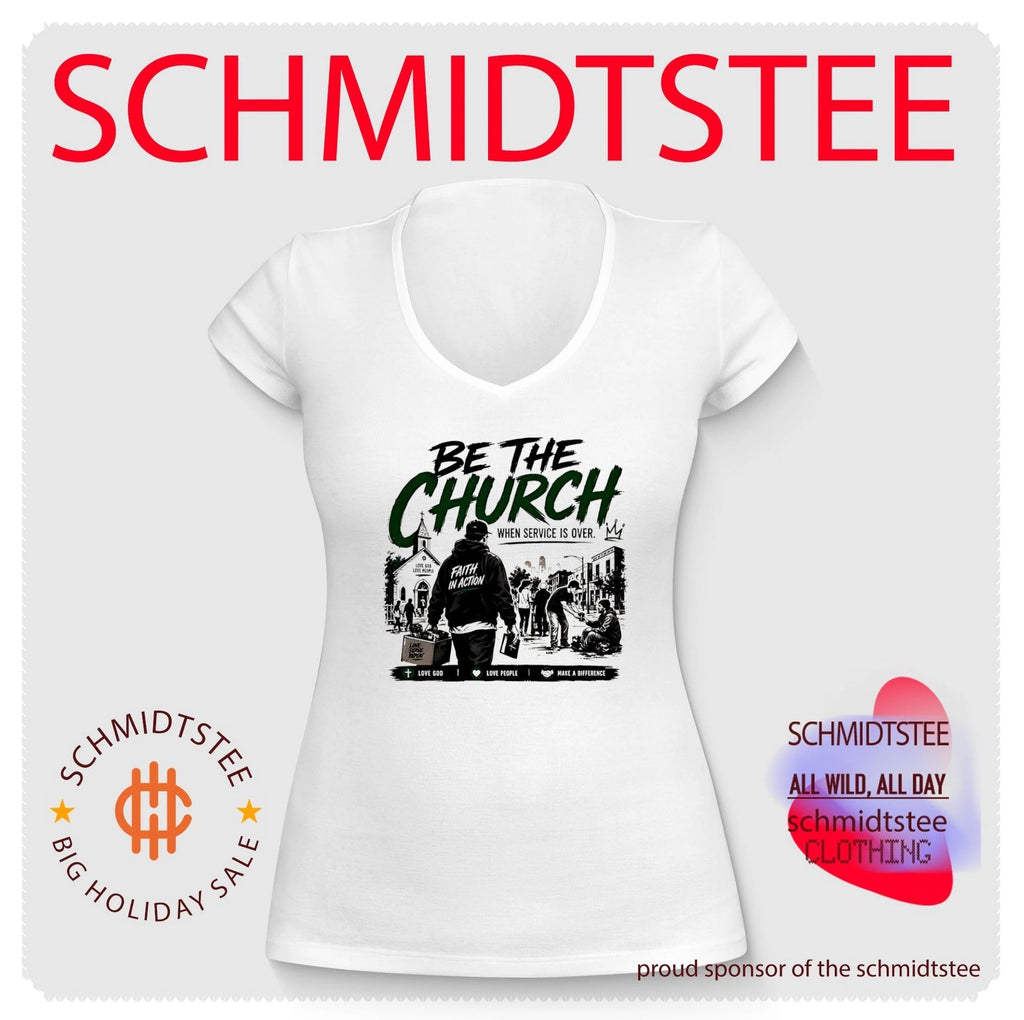 Be the church when service is over love God love people make a difference shirt