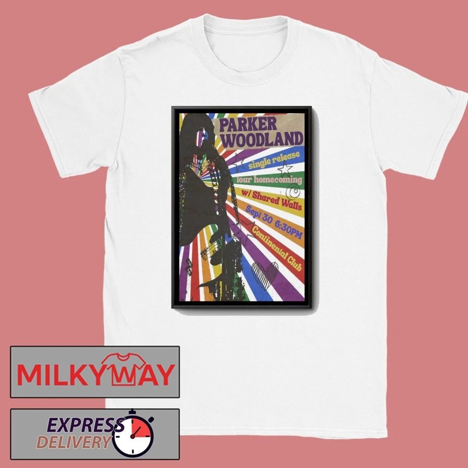Parker Woodland Sept 30 2025 Continental Club Austin TX Poster shirt