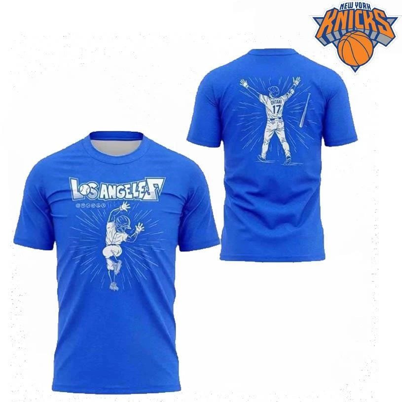 LA Dodgers 2025 Shohei Ohtani Hip Lock Two Sided Shirt