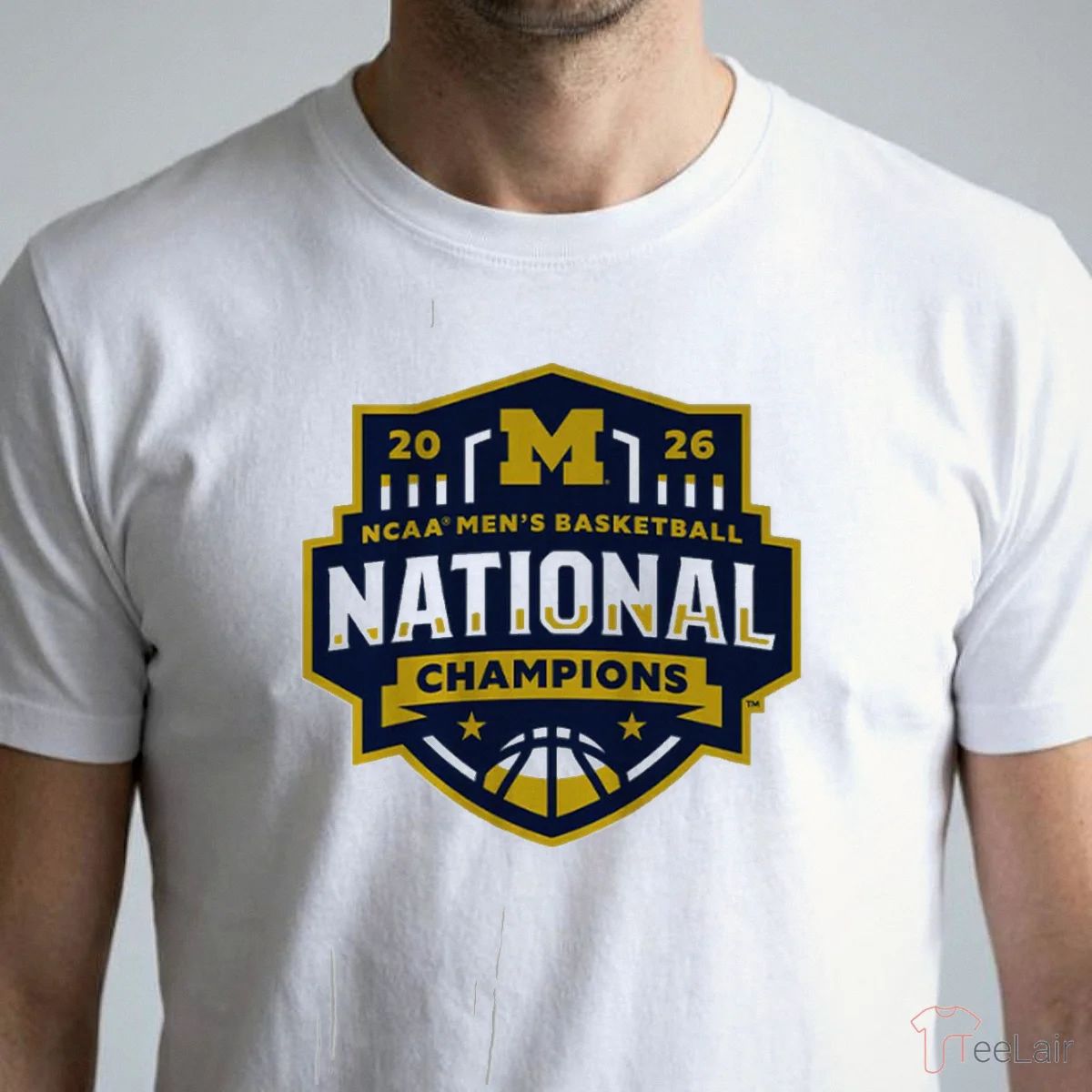 Michigan Wolverines MBB 2026 National Champions Logo Shirt