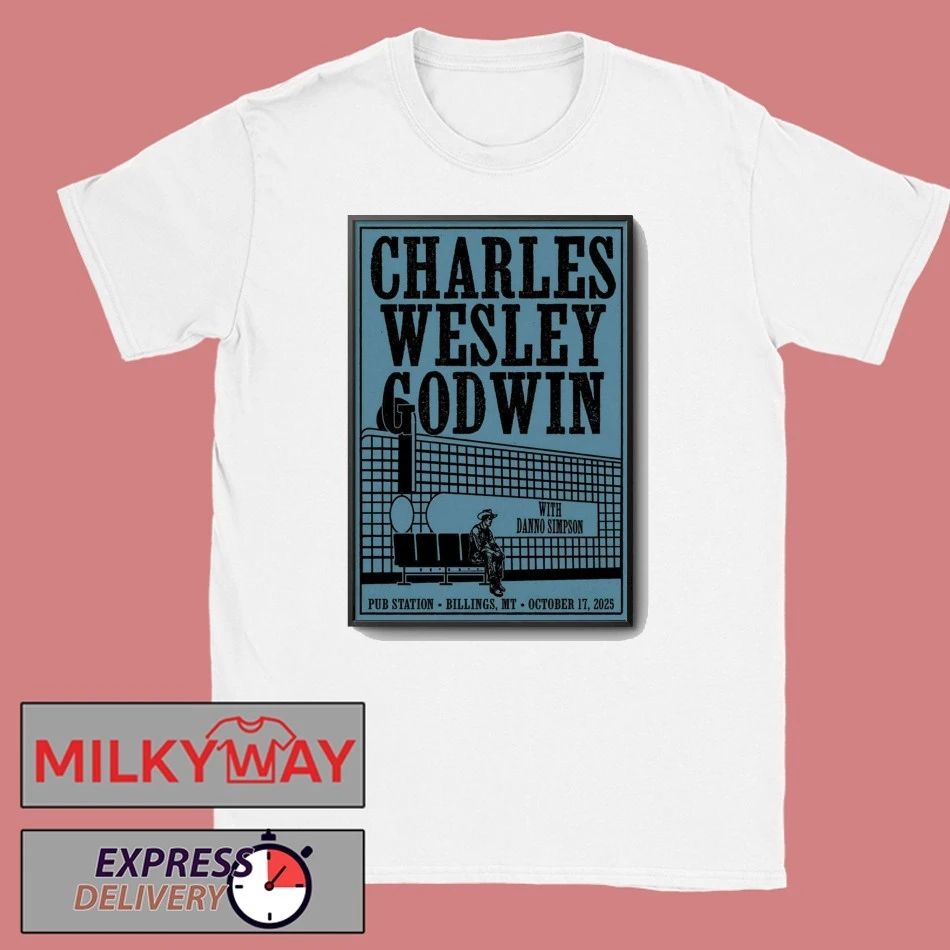 Charles Wesley Godwin Billings MT October 17 2025 Tour Poster shirt