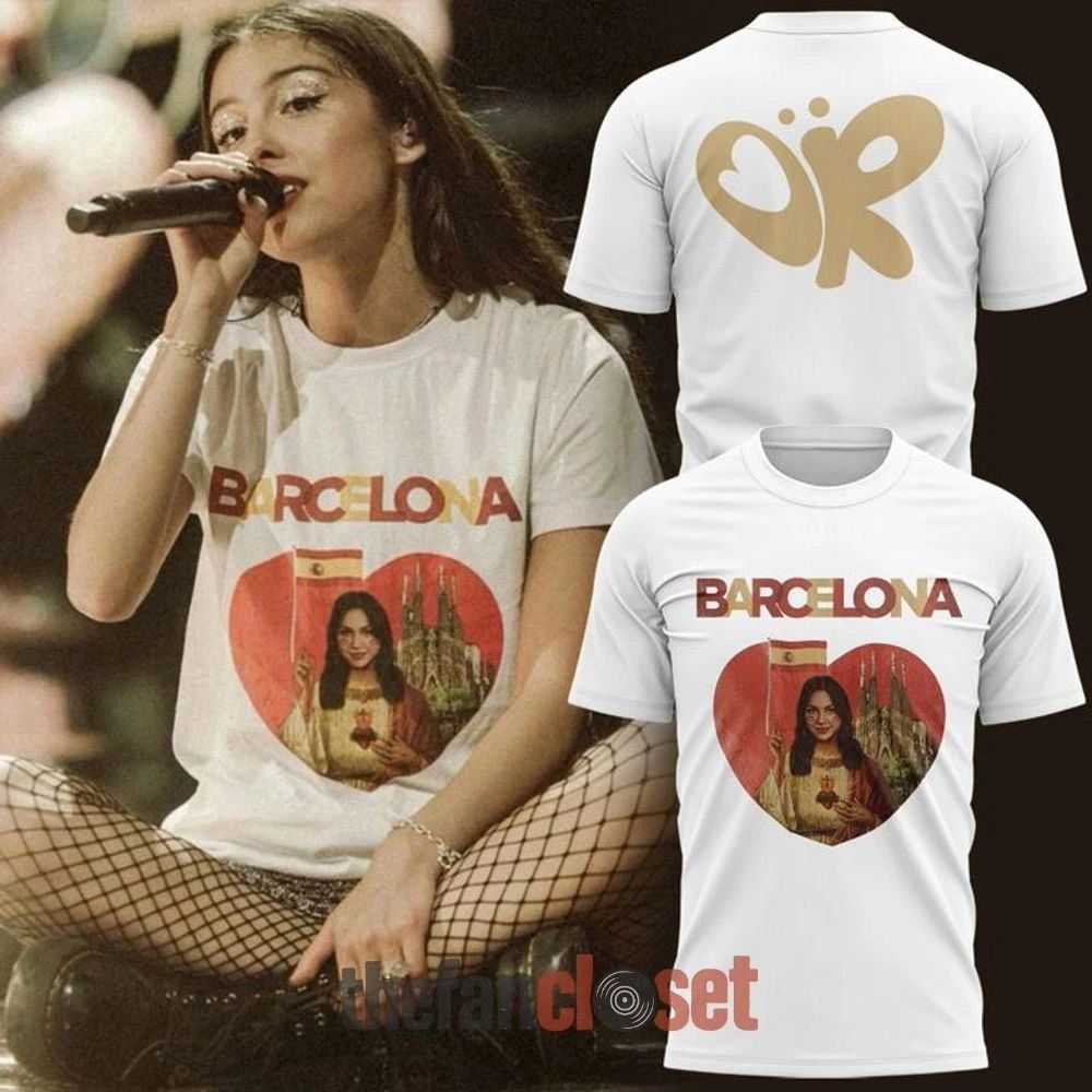 Olivia Rodrigo Barcelona 2026 Limited Edition Shirt