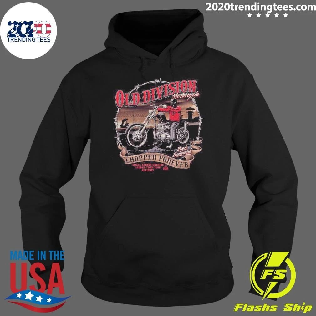Old Division Motorcycle Chopper Forever Bali Indonesia Small Badass Machine Shirt
