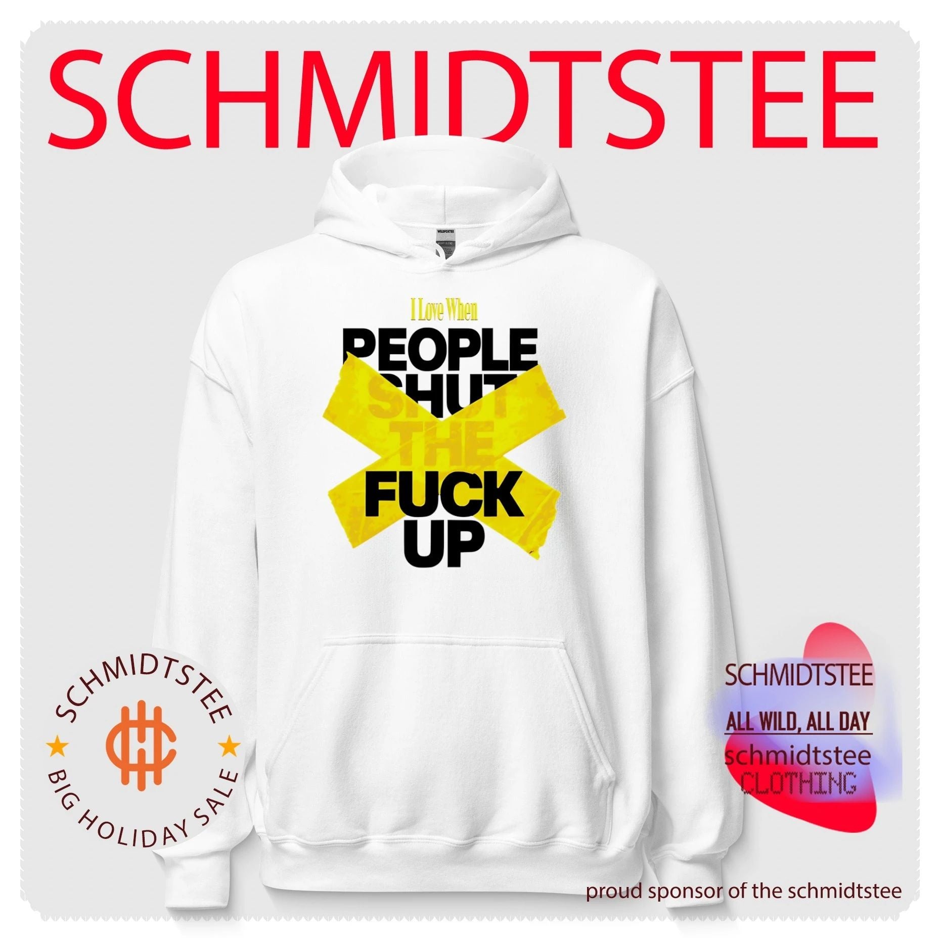 I Love When People Shut the Fuck Up sarcastic shirt