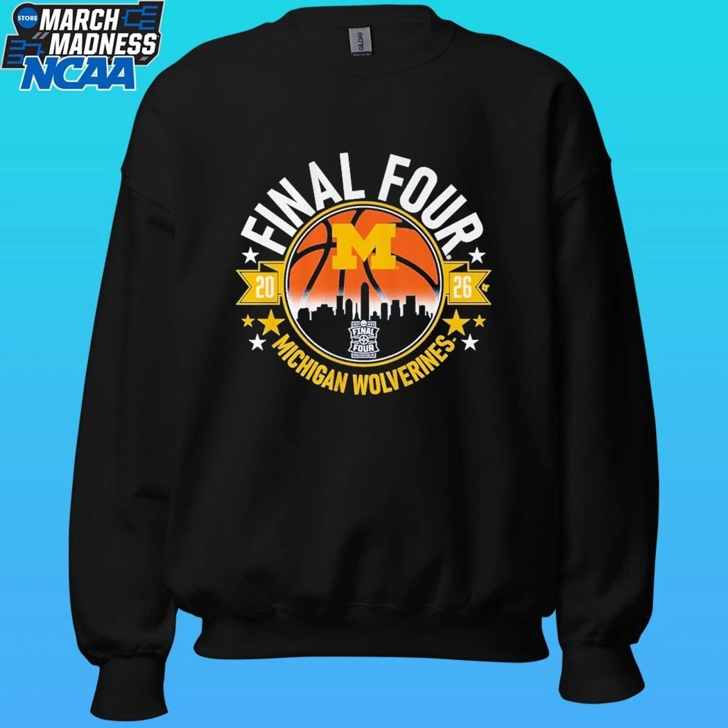 Michigan Wolverines MBB 2026 Final Four Shirt